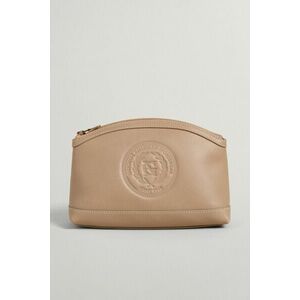 KOZMETIKAI TÁSKA GANT LEATHER MAKE UP BAG CONCRETE BEIGE kép