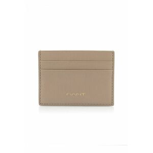 BANKKÁRTYA TOK GANT UNISEX. LEATHER CARD HOLDER CONCRETE BEIGE kép