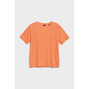 PÓLÓ GANT LINEN SS T-SHIRT APRICOT ORANGE kép