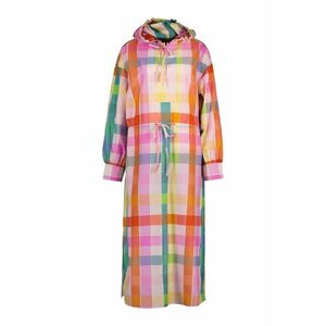 RUHA GANT REL MULTI CHECKED CTN SILK DRESS MULTICOLOR kép