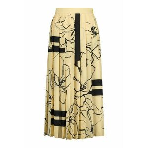 SZOKNYA GANT LINE DRAWING PLEATED SKIRT DUSTY LIGHT YELLOW kép