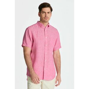 ING GANT REG LINEN SS SHIRT PERKY PINK kép