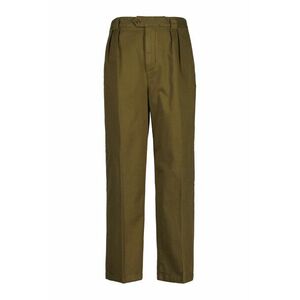 NADRÁG GANT PLEATED TWILL CHINOS DARK CACTUS kép