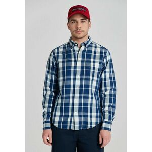 ING GANT REG UT INDIGO PLAID TWILL SHIRT INDIGO BLUE kép