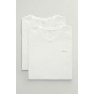 ALSÓNEMŰ GANT C-NECK T-SHIRT 2-PACK WHITE kép