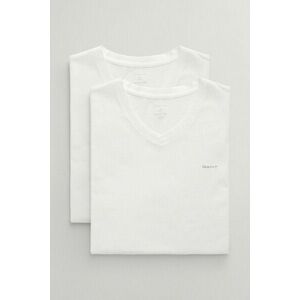 ALSÓNEMŰ GANT V-NECK T-SHIRT 2-PACK WHITE kép