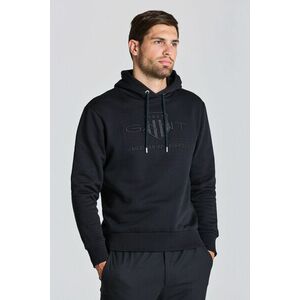 MELEGÍTŐ FELSŐ GANT REG TONAL SHIELD HOODIE BLACK kép