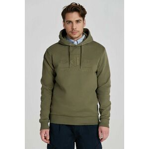 MELEGÍTŐ FELSŐ GANT REG TONAL SHIELD HOODIE JUNIPER GREEN kép