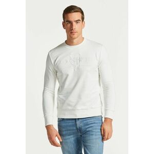 MELEGÍTŐ FELSŐ GANT REG TONAL SHIELD C-NECK SWEAT EGGSHELL kép