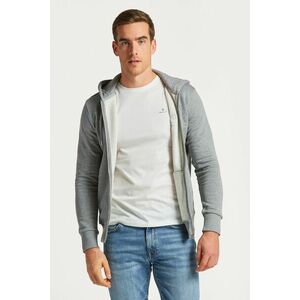 MELEGÍTŐ FELSŐ GANT REG TONAL SHIELD FULL ZIP HOODIE GREY MELANGE kép