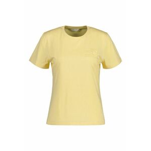 PÓLÓ GANT REG TONAL SHIELD SS T-SHIRT DUSTY LIGHT YELLOW kép