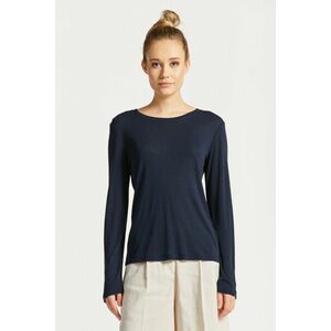 PÓLÓ GANT SLIM LIGHTWEIGHT LS T-SHIRT EVENING BLUE kép