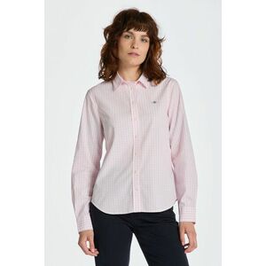 ING GANT REG POPLIN GINGHAM SHIRT LIGHT PINK kép