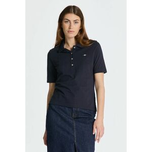 PÓLÓ GANT SLIM SHIELD SS PIQUE POLO EVENING BLUE kép