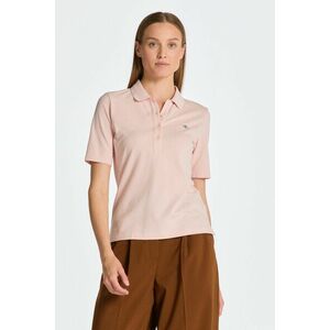 PÓLÓ GANT SLIM SHIELD SS PIQUE POLO FADED PINK kép