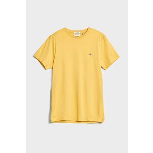 PÓLÓ GANT SLIM SHIELD SS T-SHIRT PARCHMENT YELLOW kép