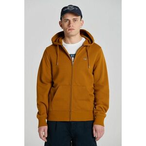 MELEGÍTŐ FELSŐ GANT REG SHIELD FULL ZIP HOODIE WARM BROWN kép