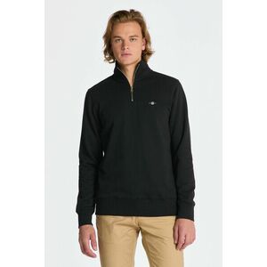 MELEGÍTŐ FELSŐ GANT REG SHIELD HALF ZIP SWEAT BLACK kép