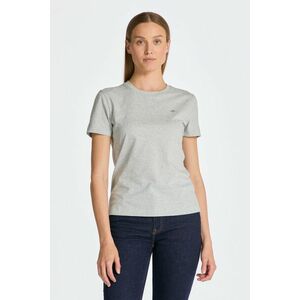 PÓLÓ GANT REG SHIELD SS T-SHIRT LIGHT GREY MELANGE kép