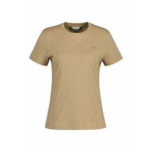 PÓLÓ GANT REG SHIELD SS T-SHIRT DARK KHAKI kép