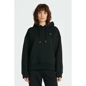 MELEGÍTŐ FELSŐ GANT REL SHIELD HOODIE BLACK kép