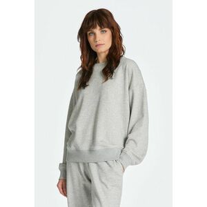 MELEGÍTŐ FELSŐ GANT REL SHIELD C-NECK SWEAT LIGHT GREY MELANGE kép