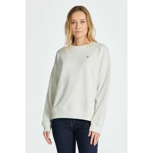 MELEGÍTŐ FELSŐ GANT REL SHIELD C-NECK SWEAT EGGSHELL kép