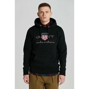 MELEGÍTŐ FELSŐ GANT REG ARCHIVE SHIELD HOODIE BLACK kép