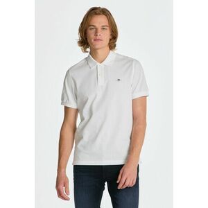 PÓLÓ GANT REG SHIELD SS PIQUE POLO WHITE kép