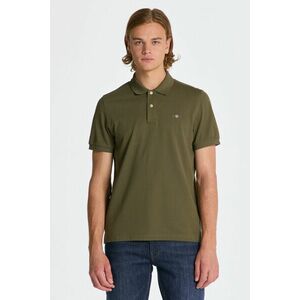 PÓLÓ GANT REG SHIELD SS PIQUE POLO JUNIPER GREEN kép