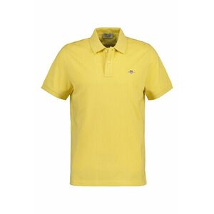 PÓLÓ GANT REG SHIELD SS PIQUE POLO PARCHMENT YELLOW kép