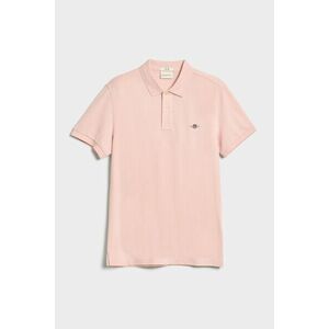 PÓLÓ GANT SLIM SHIELD SS PIQUE POLO FADED PINK kép