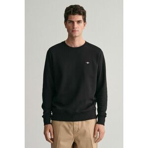 MELEGÍTŐ FELSŐ GANT REG SHIELD C-NECK SWEAT BLACK kép