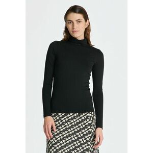 GARBÓ GANT SLIM LS TURTLENECK BLACK kép