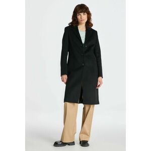 KABÁT GANT WOOL BLEND TAILORED COAT EBONY BLACK kép