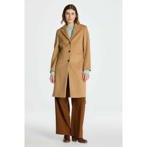 KABÁT GANT WOOL BLEND TAILORED COAT DARK KHAKI kép