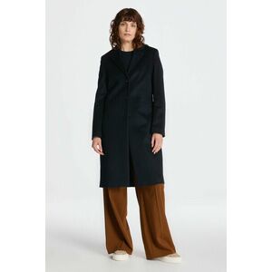 KABÁT GANT WOOL BLEND TAILORED COAT EVENING BLUE kép