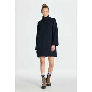 RUHA GANT LOUNGE ROLLNECK DRESS EVENING BLUE kép