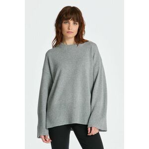 PULÓVER GANT D1. LOUNGE C-NECK SWEATER GREY MELANGE kép