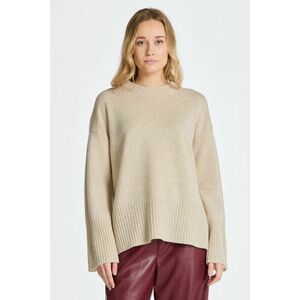 PULÓVER GANT D1. LOUNGE C-NECK SWEATER SOFT OAT kép