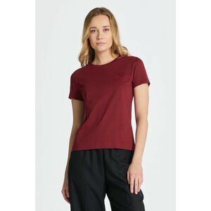 PÓLÓ GANT REG TONAL SHIELD SS T-SHIRT PLUMPED RED kép