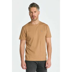 PÓLÓ GANT REG SHIELD SS T-SHIRT WARM KHAKI kép