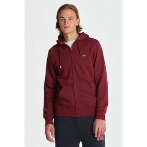 MELEGÍTŐ FELSŐ GANT REG SHIELD FULL ZIP HOODIE PLUMPED RED kép