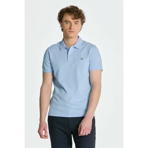 PÓLÓ GANT SLIM SHIELD SS PIQUE POLO CAPRI BLUE kép