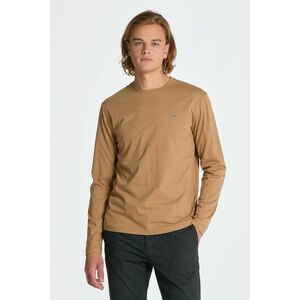 PÓLÓ GANT REG SHIELD LS T-SHIRT WARM KHAKI kép