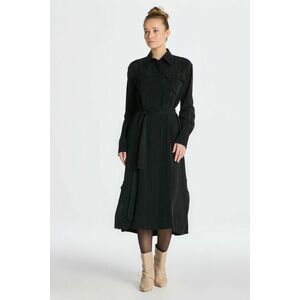 RUHA GANT RELAXED UTILITY SHIRT DRESS EBONY BLACK kép