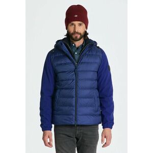 DZSEKI GANT MIXED SOFT SHELL JACKET RICH NAVY kép