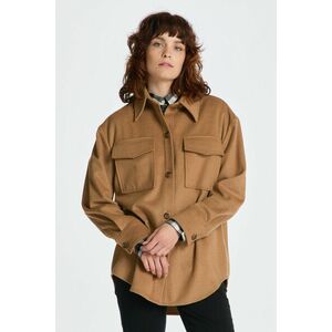 ING GANT REL OVER SHIRT WARM KHAKI kép