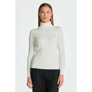 GARBÓ GANT STRETCH COTTON CABLE TURTLENECK EGGSHELL kép