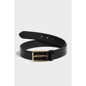 ÖV GANT CROCO WAIST BELT BLACK kép